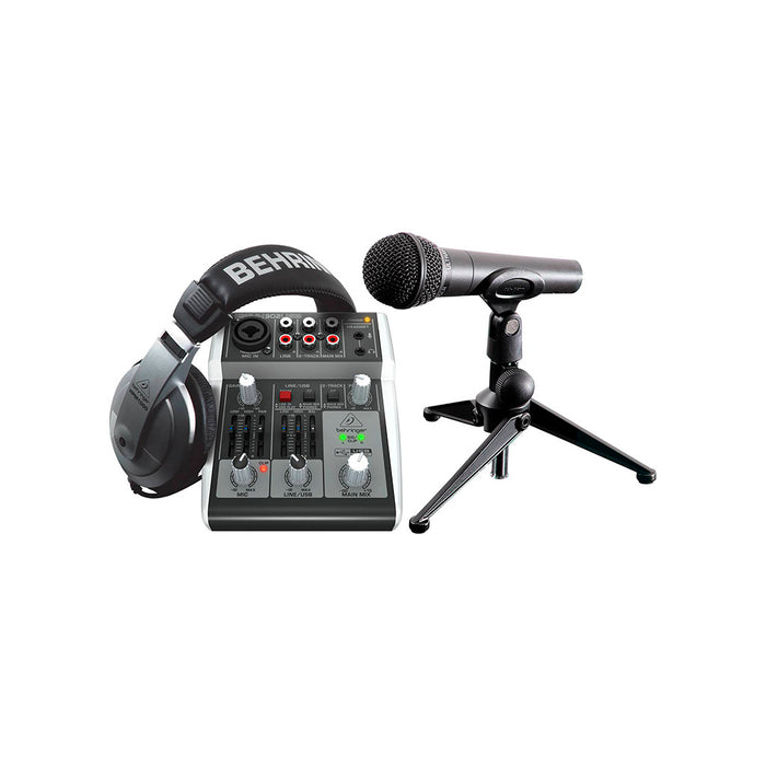 Sistema Grabacion Behringer Podcast Studio 2 Usb