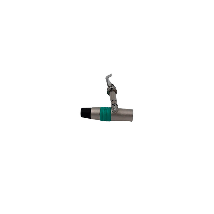 Conector 1/4"Trs Rean Plug Stereo C/Ident Verde Nys228C-5