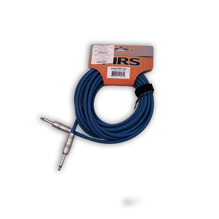 Cable De Instrumento Mrs 6M Azul Mrs-6M-I