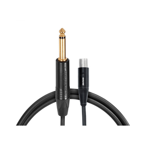 Cable Para Instrumento 90Cm Shure A Un Bodypack Con Conector Tqg A 1/4""Ts Blx, Pgx-D, Slx, Ulx Y Uhf-R Wa306 - gbamusicstore