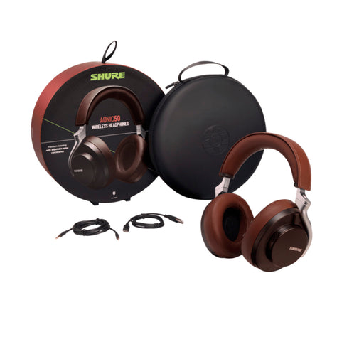 Audifonos Inalambricos Shure Aonic 50 Bt 20Hrs Cafe Sbh2350Br - gbamusicstore