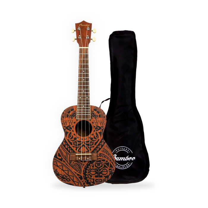 Ukelele Concierto Bamboo Mod. U-23TRIBAL